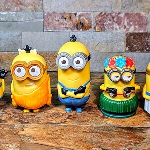 McDonald's Minions Action Figures - Yellow and Blue